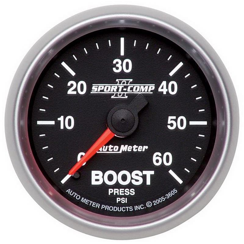 AutoMeter Mechanical Boost Gauge 1/8" NPT Pressure Connection