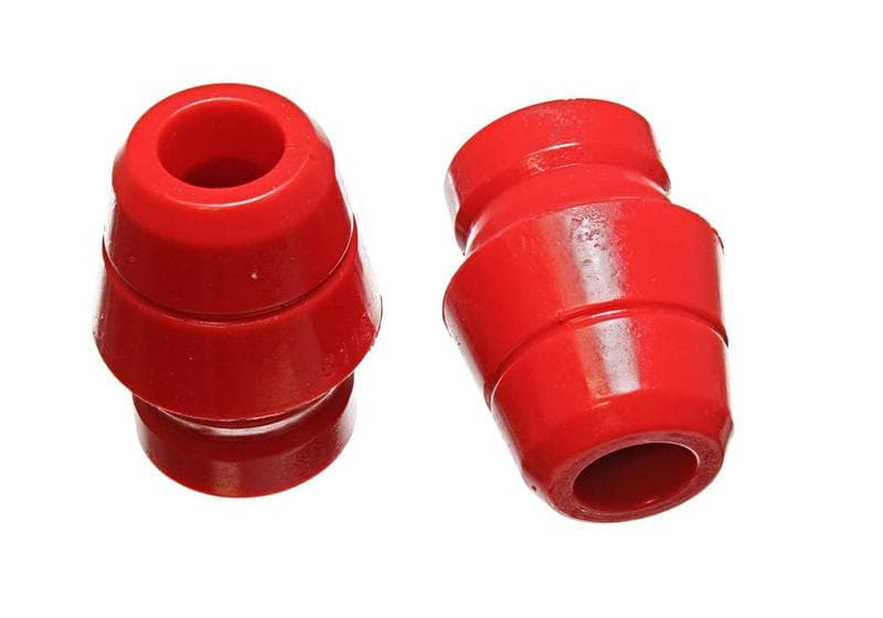 Energy Suspension Bump Stops for Control Arms Red Hyper-Flex Polyurethane - Image 3