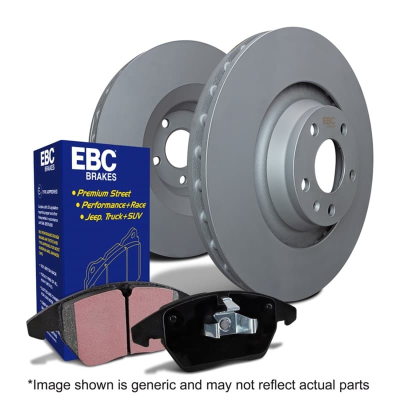 EBC Premium Rotor and Pad Kit for Front and Rear Axles with Ultimax Aramid Pads - Image 4