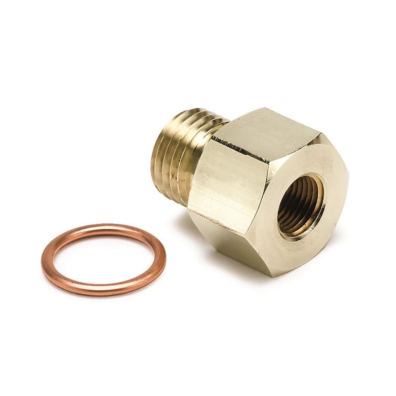 AutoMeter Adapter Fitting M14x1.5 Male to 1/8" NPTF Female Brass