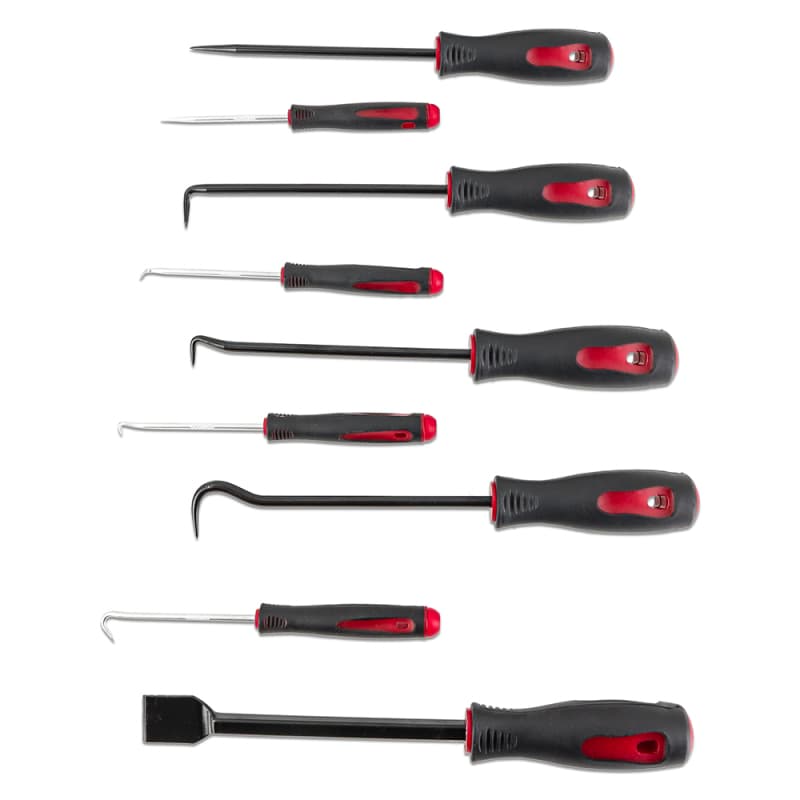 Mishimoto Pick, Hook & Scraper Set 9-Piece Drop-Forged Steel Tool Kit