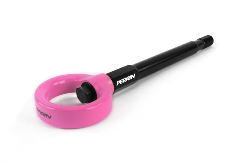 Perrin Performance Tow Hook Kit for 08-14 Subaru WRX STI Front Hyper Pink