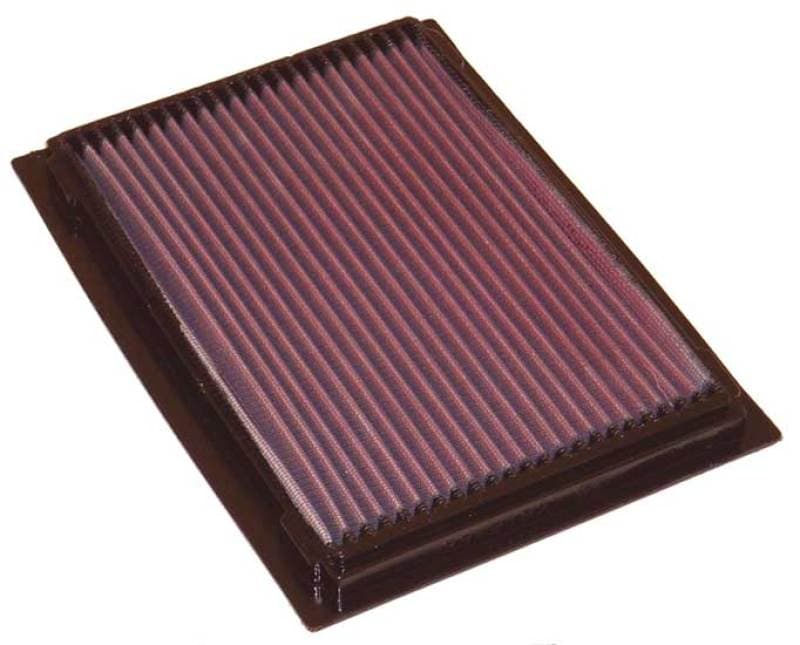 K&N Engineering Drop-In Air Filter Washable Reusable High-Flow for Universal Fit