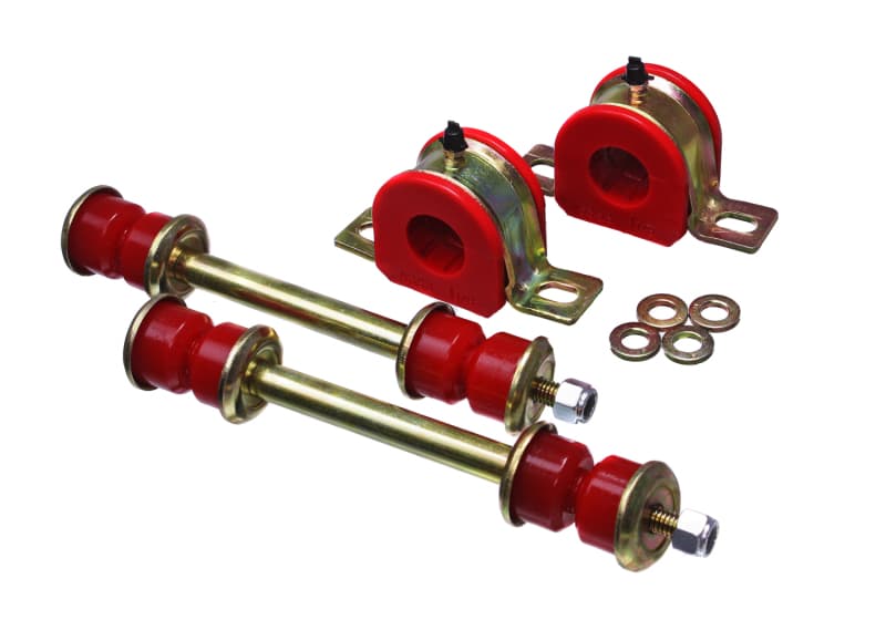 Energy Suspension Sway Bar Bushings Hyper-Flex Polyurethane Red - Image 2