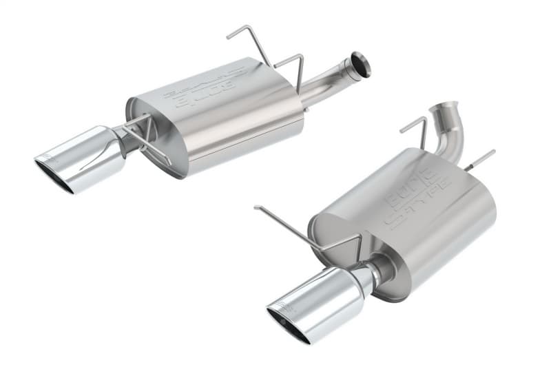 Borla Axle Back Exhaust System T-304 Stainless Steel Chrome Tips - Image 4