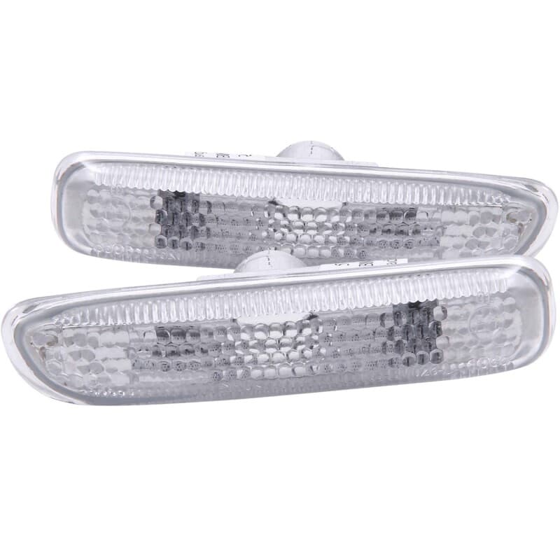 ANZO Side Marker Light Assembly for Chevy C6 Clear Lens Chrome Pair - Image 2