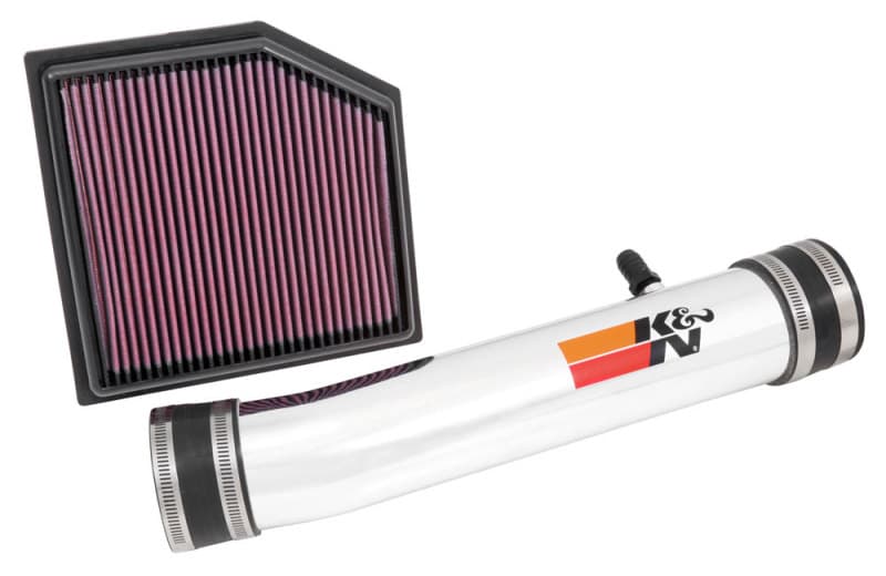 K&N Engineering Typhoon Air Intake for Lexus GS350 IS350 Mandrel-Bent Aluminum