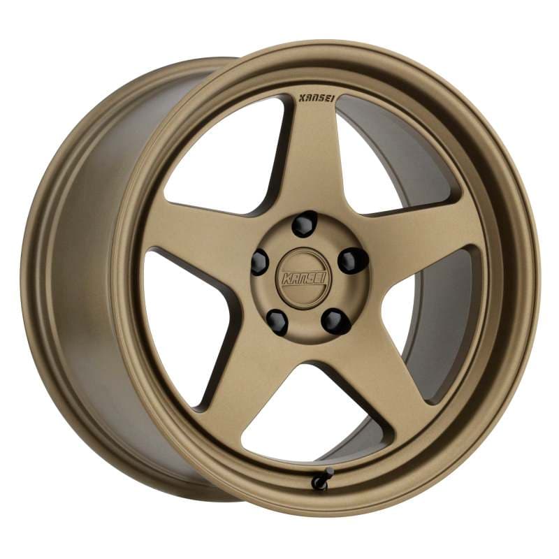 Kansei K12B 18x9.5in 5x120 22mm Offset Bronze Wheel