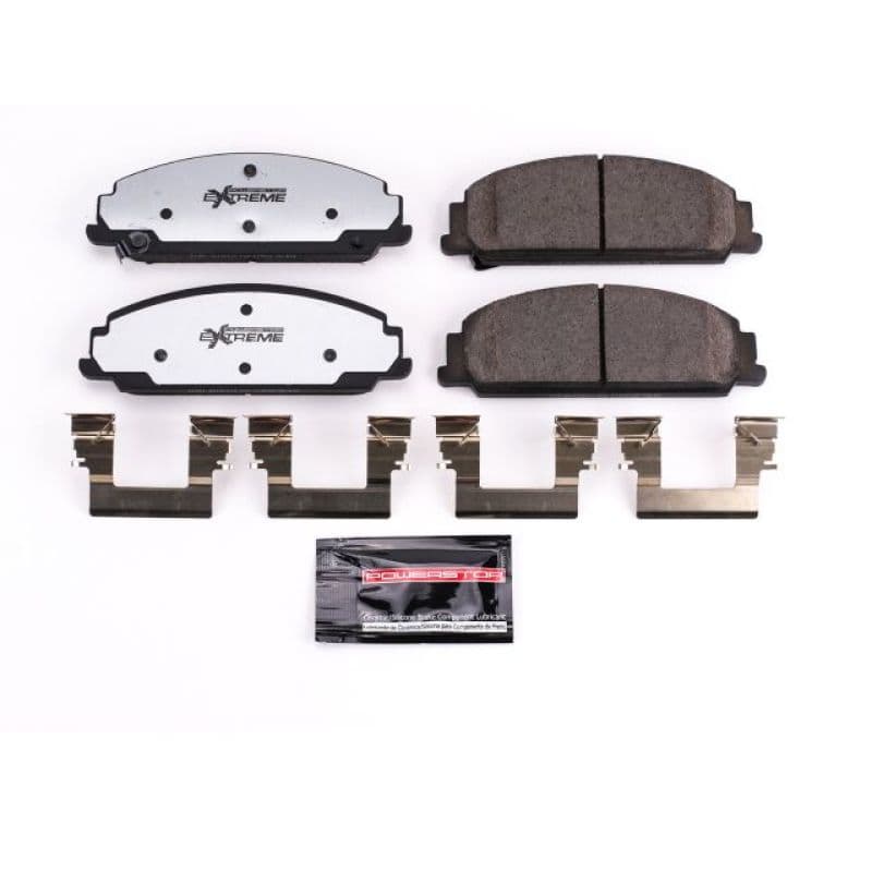 PowerStop Z26 Ceramic Brake Pads for Muscle Cars Low-Dust Carbon-Fiber Compound