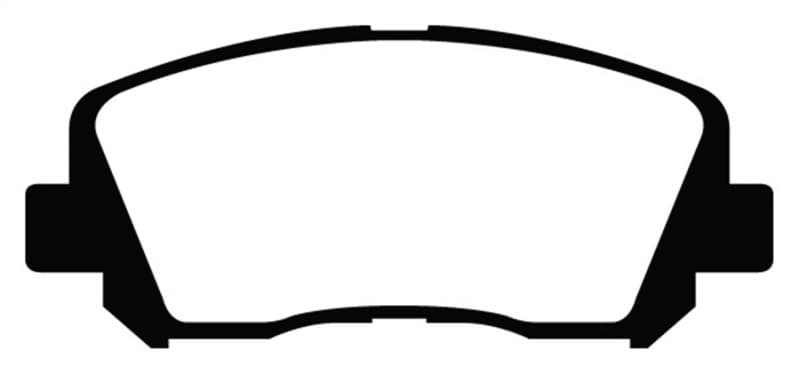 EBC Yellowstuff Brake Pad Set for Street and Track Driving Aramid Fibre Compound - Image 2