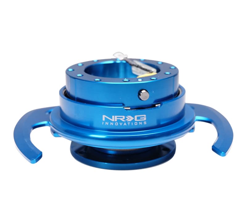 NRG Quick Release Kit Gen 4.0 Blue Body Blue Ring with Handles - Image 2