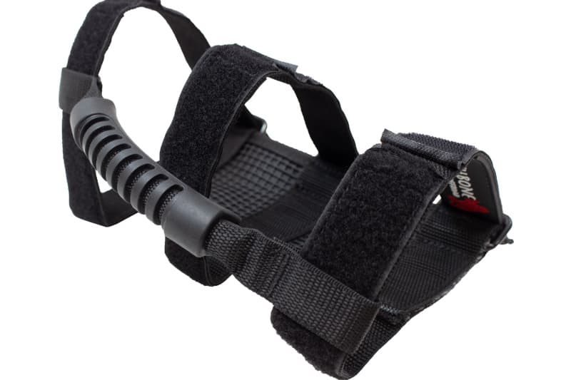 Fishbone Offroad Grab Handles for Roll Bar Pair Black Nylon Webbing - Image 3