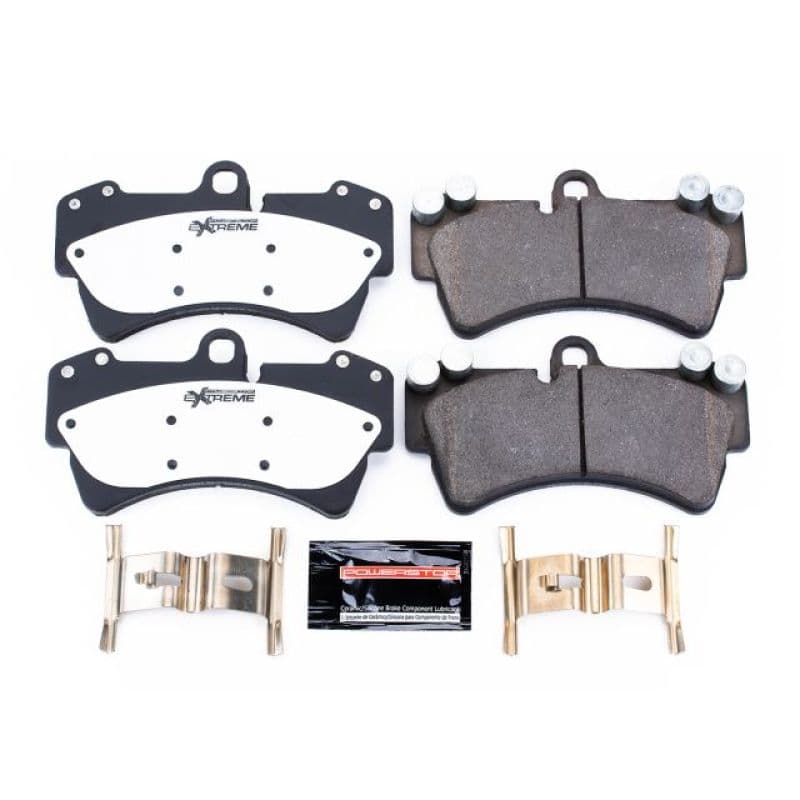PowerStop Ceramic Brake Pads for Muscle Cars Low-Dust Carbon-Fiber Compound