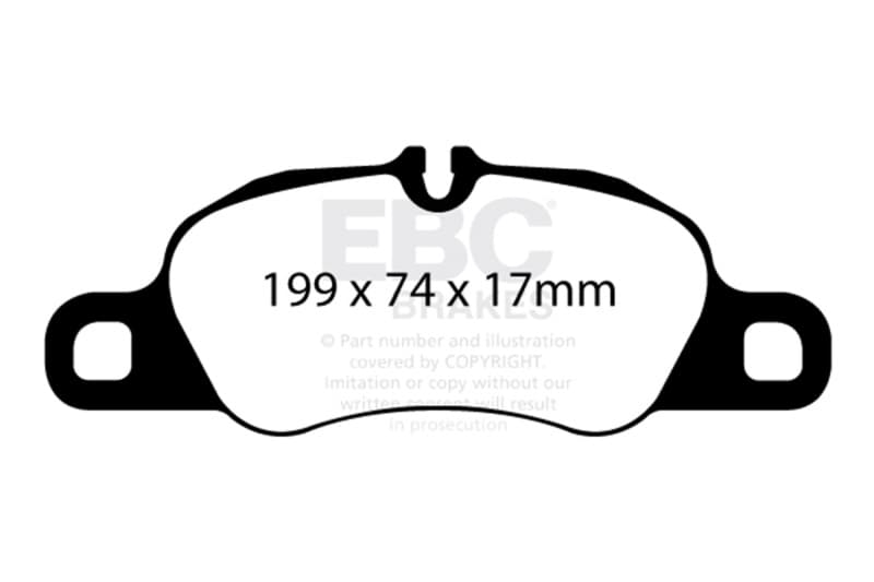 EBC Bluestuff NDX Brake Pad Set High Friction Sport & Race Material - Image 3