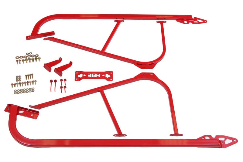 BMR Suspension Subframe Connectors for 08-17 Challenger Bolt-On Red