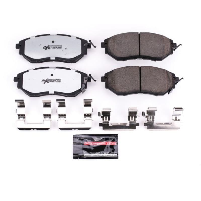 PowerStop Z26 Ceramic Brake Pads for Muscle Cars Low-Dust Carbon-Fiber Compound