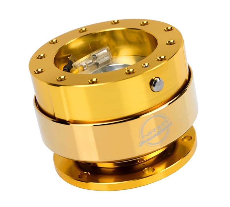 NRG Quick Release Gen 2.0 Gold Body Chrome Ring