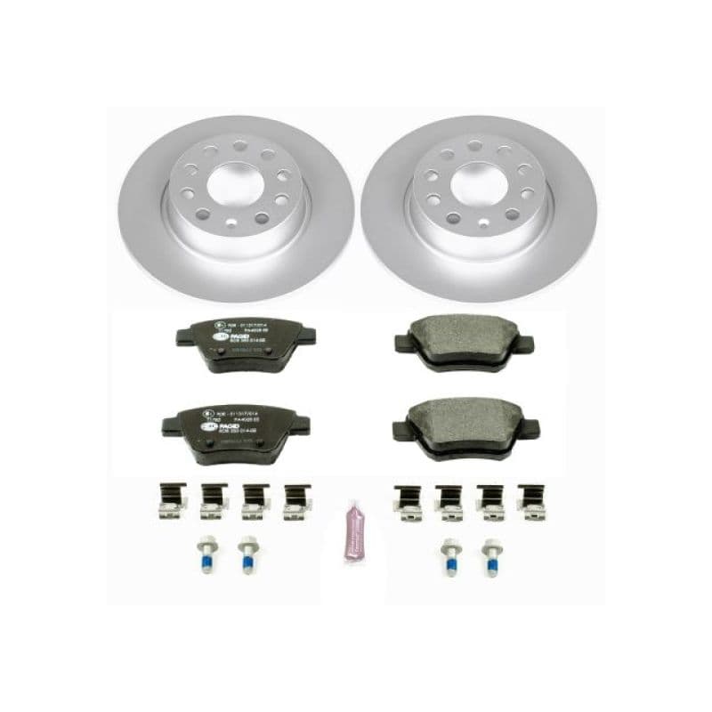 PowerStop Euro-Stop Brake Kit for European Vehicles with ECE-R9 Pads & Hardware