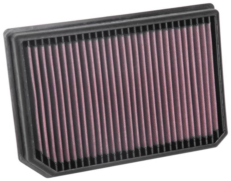 K&N Engineering Drop-In Air Filter Washable Reusable High-Flow for Multiple V...