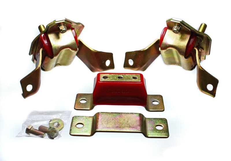 Energy Suspension Engine & Transmission Mount Combo Kit Red - Image 4