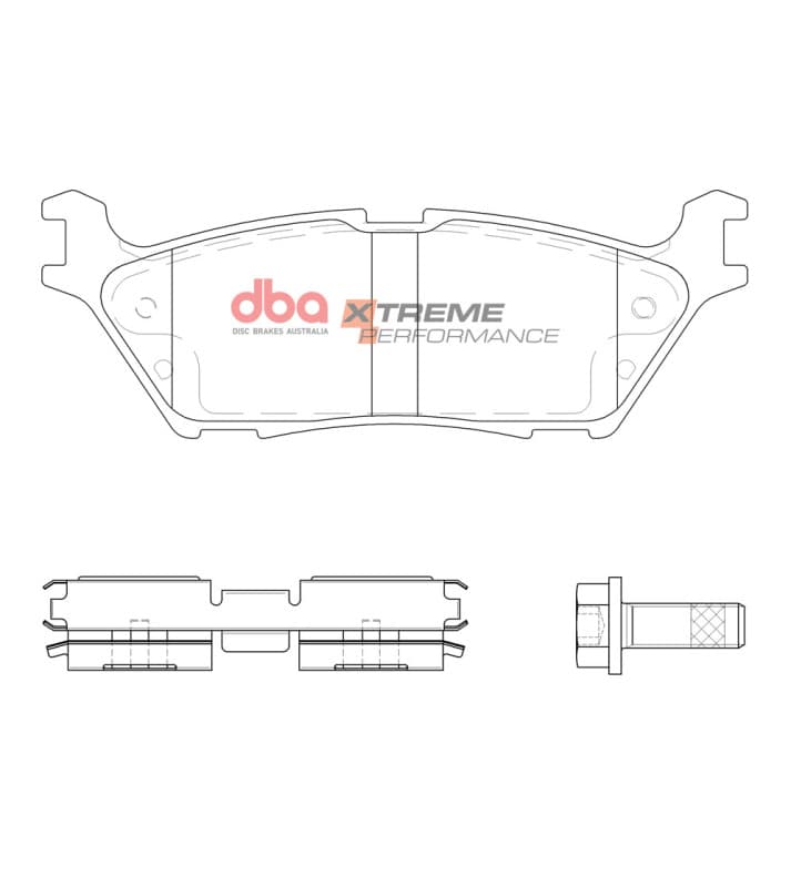 DBA Brake Pads for Heavy Duty Applications XP Performance High Friction