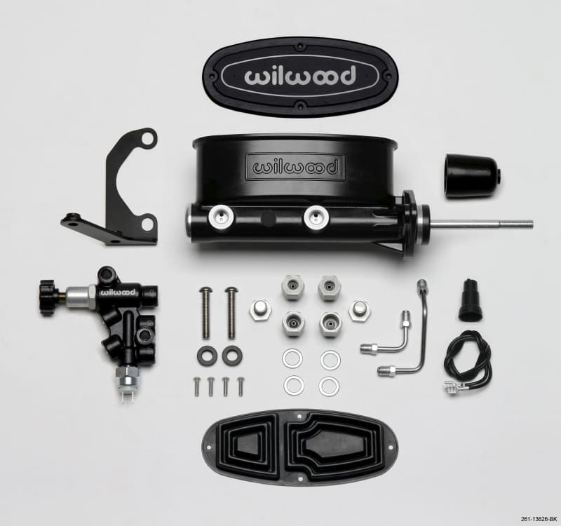 Wilwood Aluminum Tandem Chamber Master Cylinder Kit for Ford Mustang OE Mount