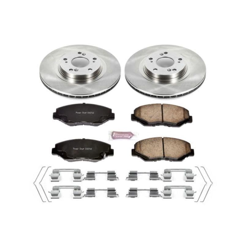 PowerStop Autospecialty Brake Kit for Daily Driver with Z17 Ceramic Pads & Ro...