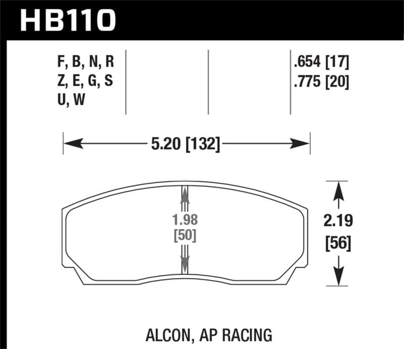 Hawk Performance Blue 9012 Brake Pad Set High Performance Street Compound - Image 3