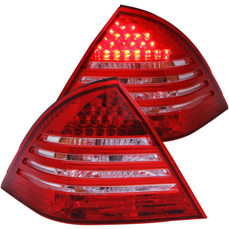 ANZO Tail Light Assembly for Select Vehicles Red/Smoke Lens Pair Plug & Play