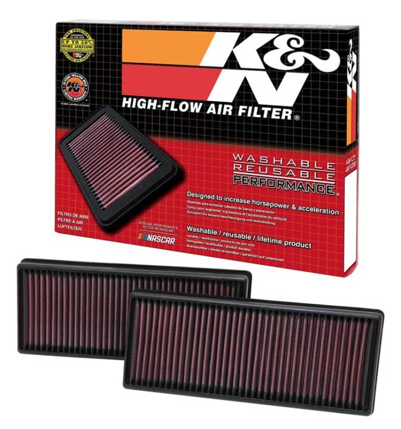 K&N Engineering Drop-In Air Filter Washable High-Flow Reusable 33-2474 - Image 3