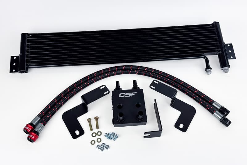 CSF Transmission Oil Cooler with DYME Pro/Spec Quick Release Fittings 10,000 PSI