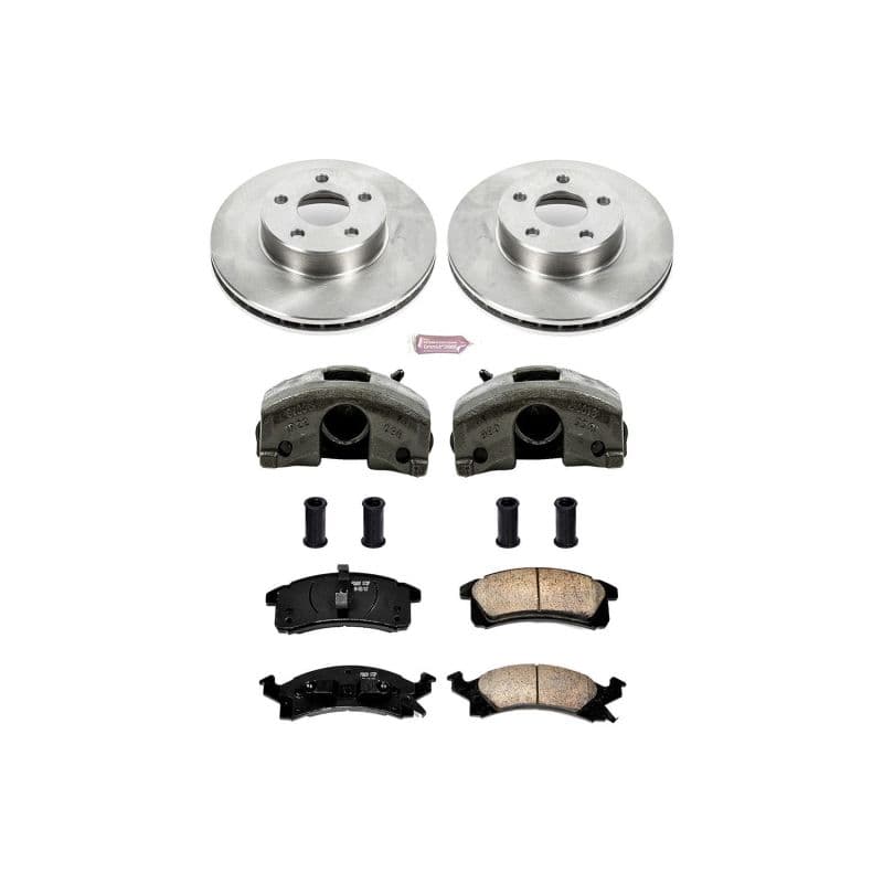 PowerStop Autospecialty Brake Kit with Calipers and Ceramic Pads
