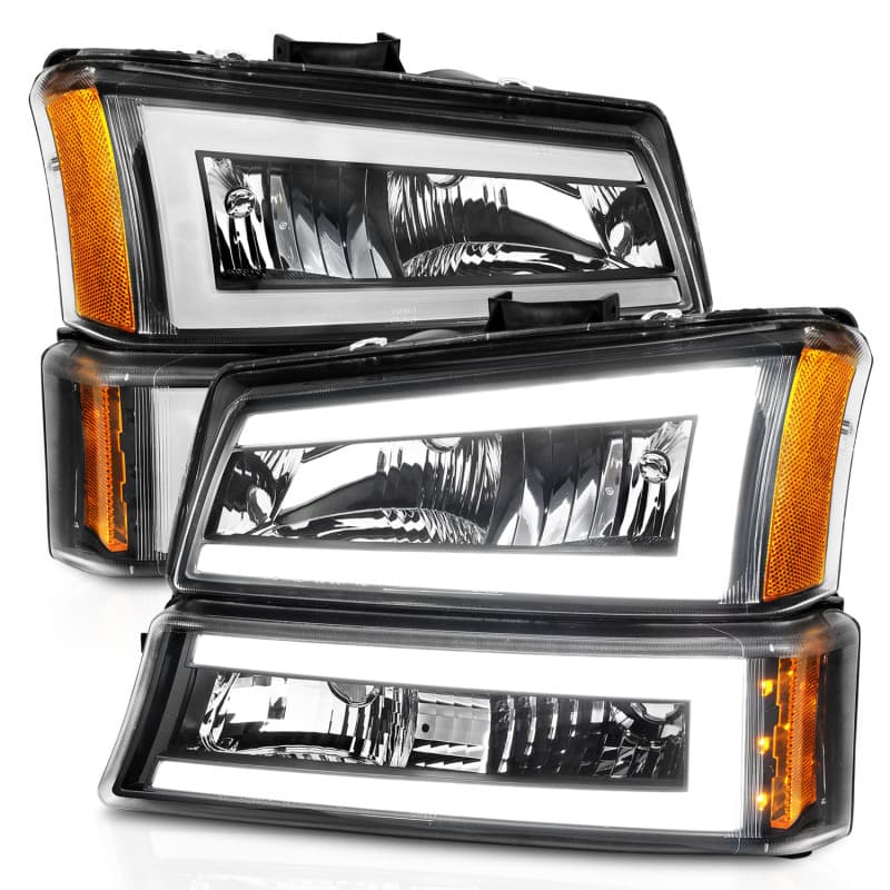 ANZO Crystal Headlights for Chevy C6 Clear Lens Replacement - Image 3