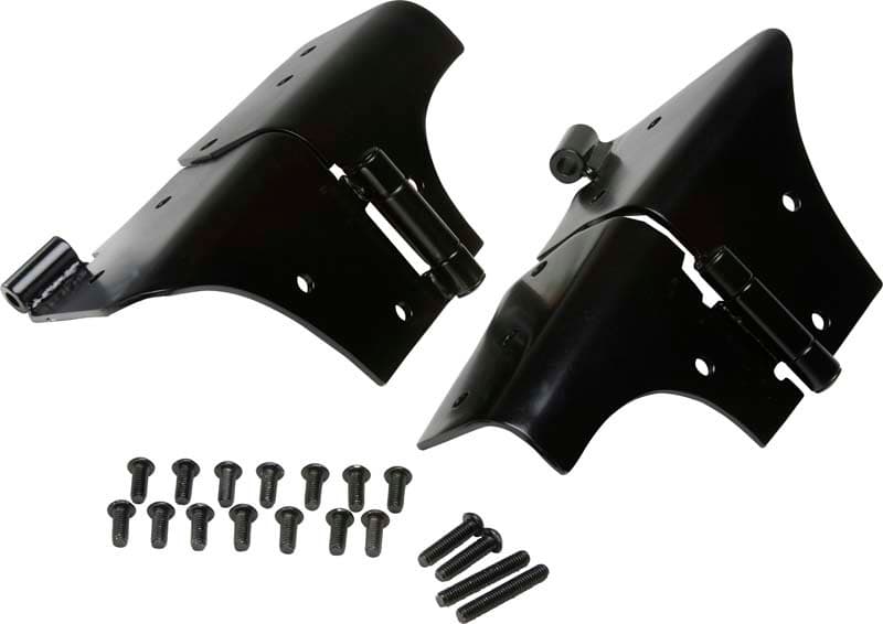 Kentrol Windshield Hinge Pair for 97-06 Jeep Wrangler TJ Powdercoat Black