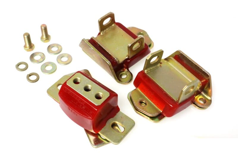 Energy Suspension Eng/Trans Combo Kit Red Polyurethane