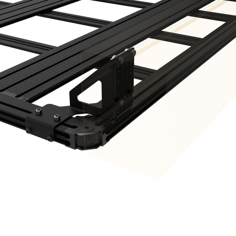 KC HiLiTES Awning Mounts for Platform One Roof Rack with Gusseted Universal S... - Image 2