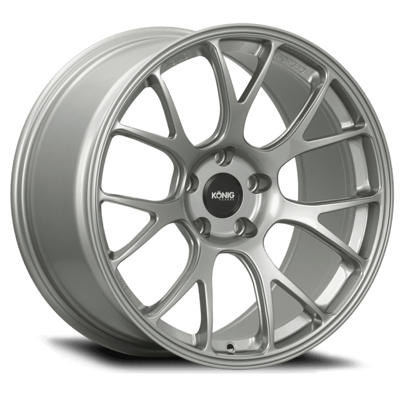 Konig Forged F1M 18x8.5 5x114.3 ET35 Ash Silver Wheels