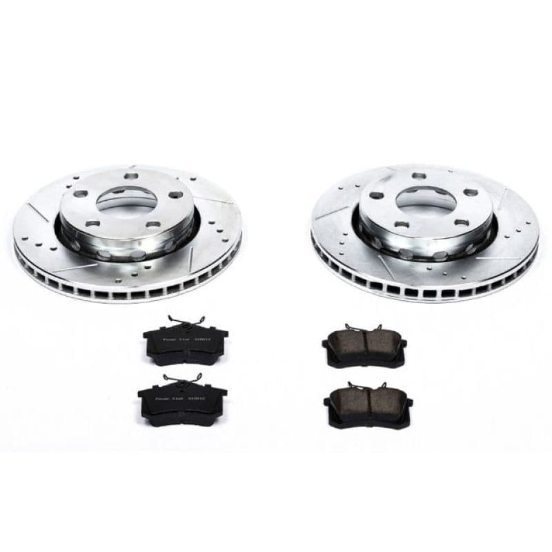 PowerStop Z23 Evolution Brake Kit for Daily Driver Carbon-Fiber Ceramic Pads