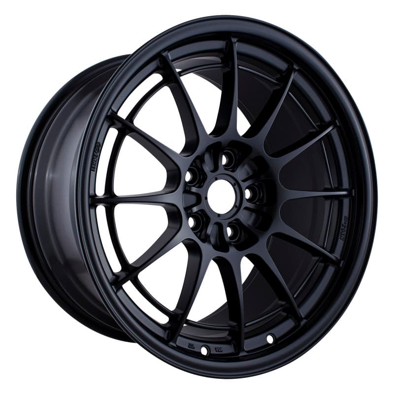 Enkei NT03+M 18x9.5 5x114.3 40mm Offset Black Wheel for G35/350Z