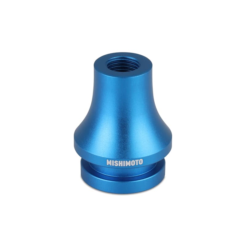 Mishimoto Shift Boot Retainer CNC 6061 Aluminum Anodized Blue - Image 2