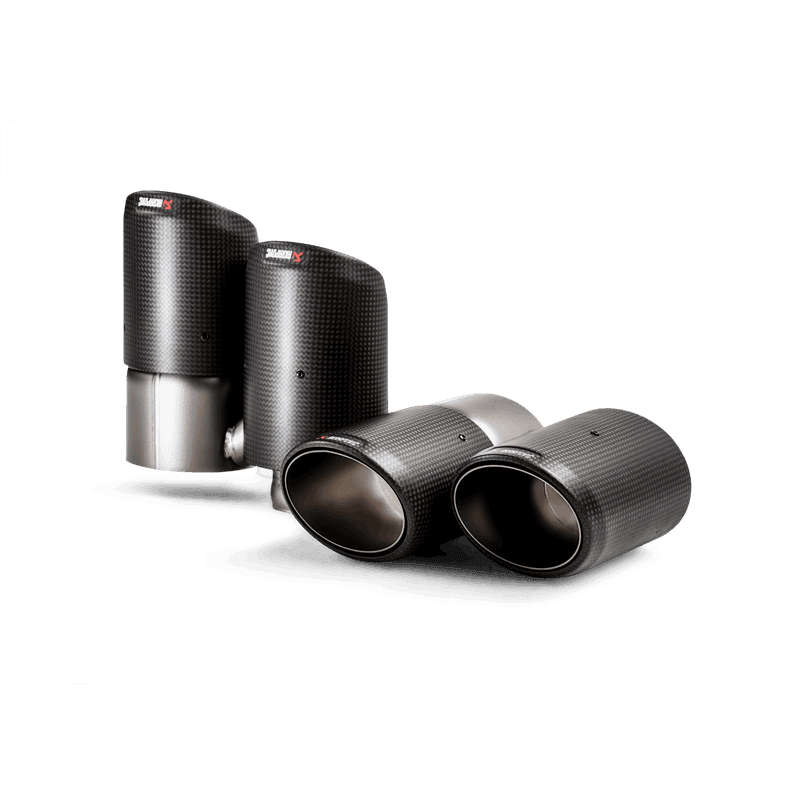 Akrapovic Tail Pipe Set for Porsche Cayenne V6 (2018+) Carbon