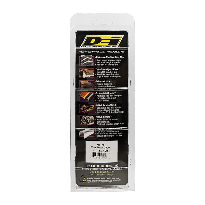 DEI Fire Wrap 3000 Thermal Insulator Sleeve with Hook & Loop Closure - Image 3