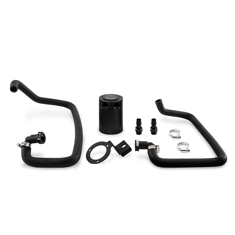 Mishimoto Baffled Oil Catch Can Kit for Ford Mustang EcoBoost 2-Port Bronze F...