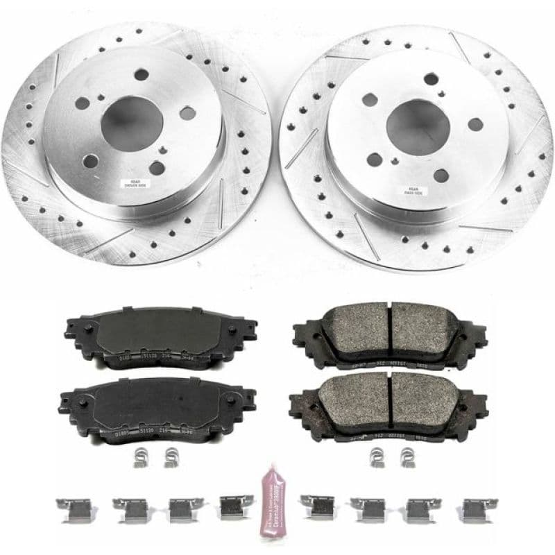 PowerStop Z23 Evolution Sport Brake Kit for Daily Driver Carbon-Fiber Ceramic...