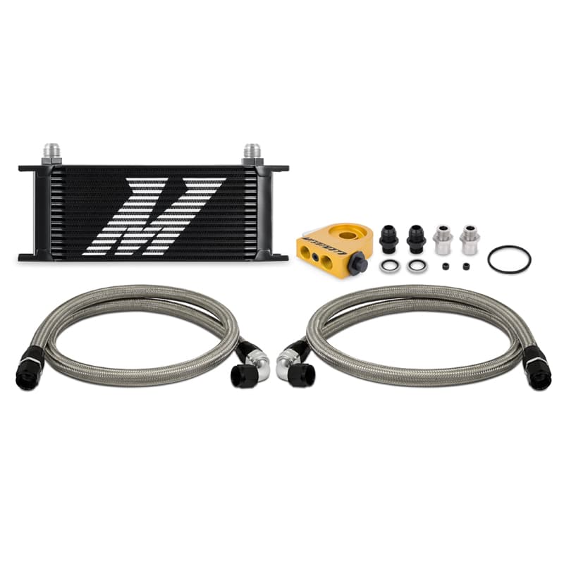 Mishimoto Universal Oil Cooler Kit with Thermostatic Sandwich Plate - Image 2