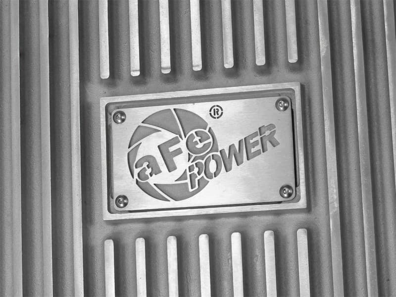 aFe POWER Transmission Pan for Trucks 3-Quart Extra Capacity Magnetic Drain Plug - Image 3