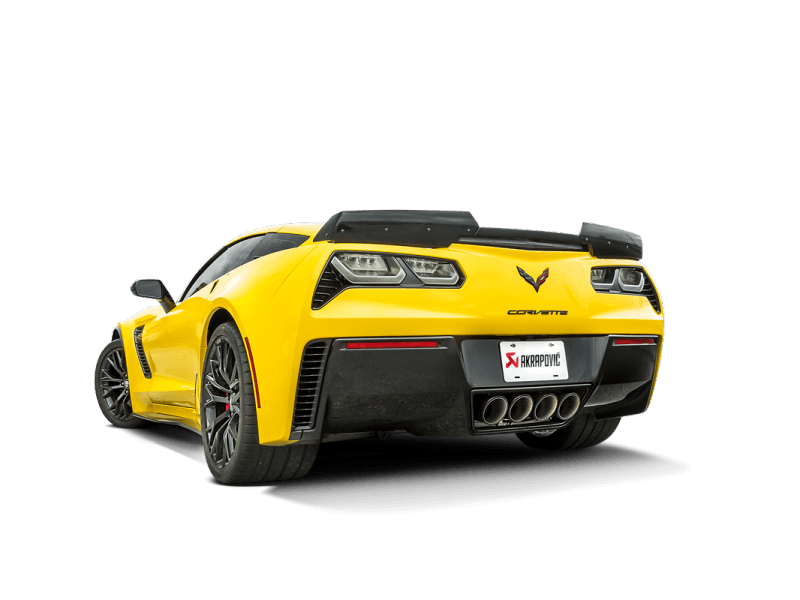 Akrapovic Slip-On Line for Chevrolet Corvette Z06 (C7) Titanium w/ Carbon Tips - Image 3