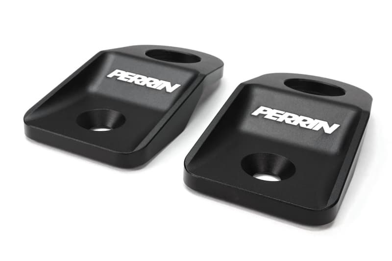 Perrin Performance Radiator Bracket Set for 08-14 Subaru WRX/STI Black