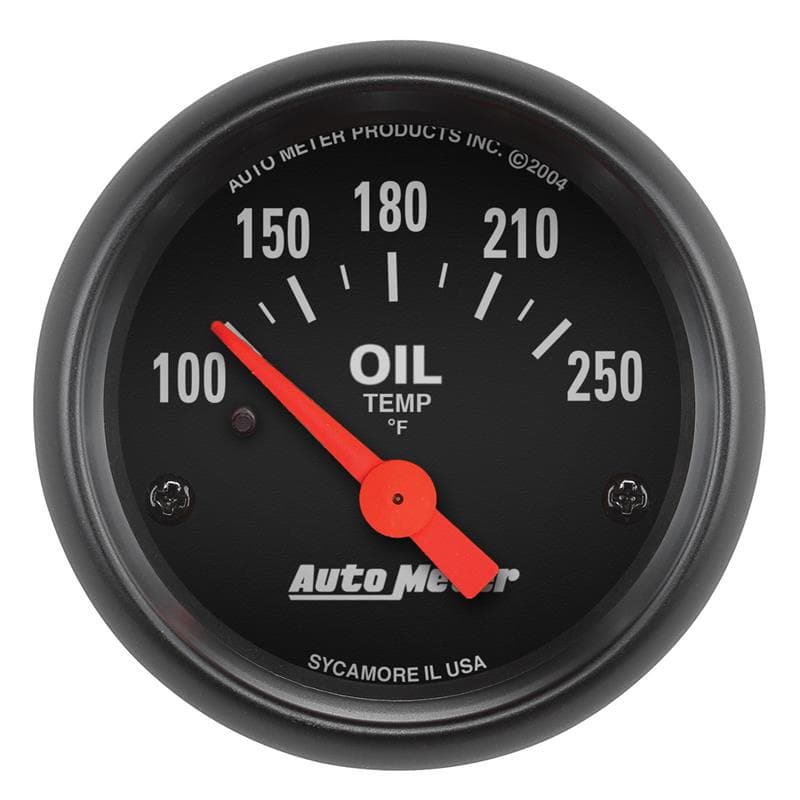 AutoMeter Z Gauge Oil Temperature Meter with 1/8" NPT Sender - Image 2