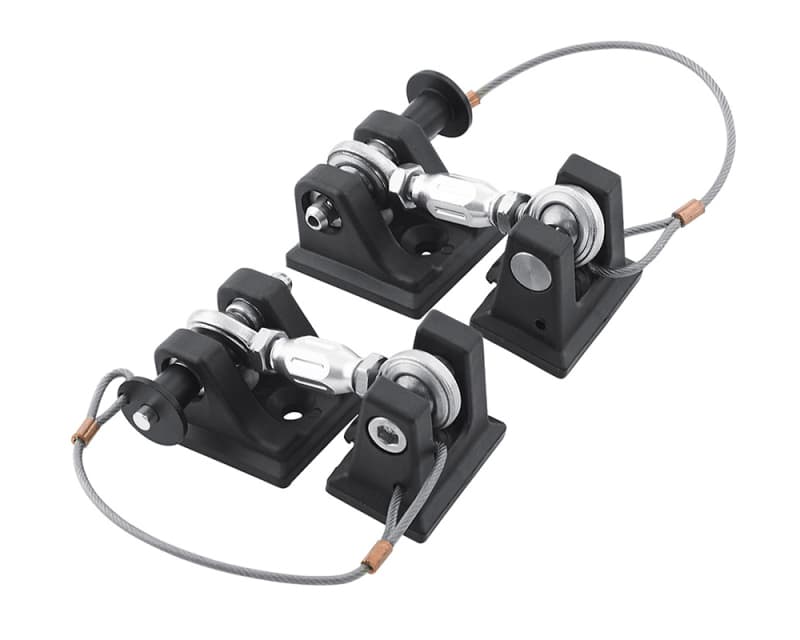 DV8 Offroad Hood Hold Downs for Jeep Wrangler JK Durable Steel Locking Kit - Image 2